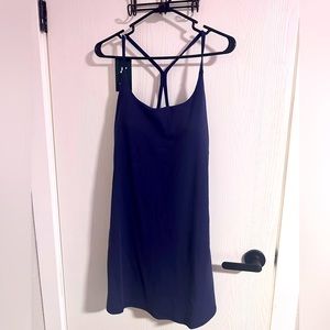 Halara In My Feels Everyday Cloudful AIR Dress navy peacoat